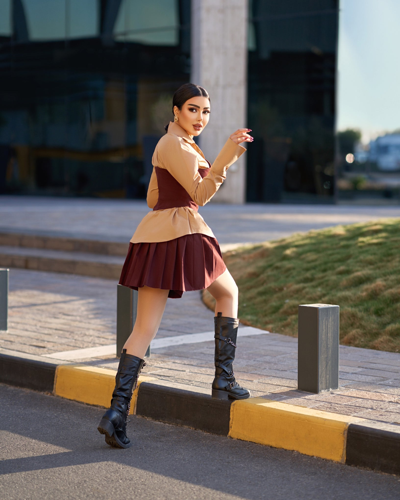 Burgundy Trio Set - CHADAN