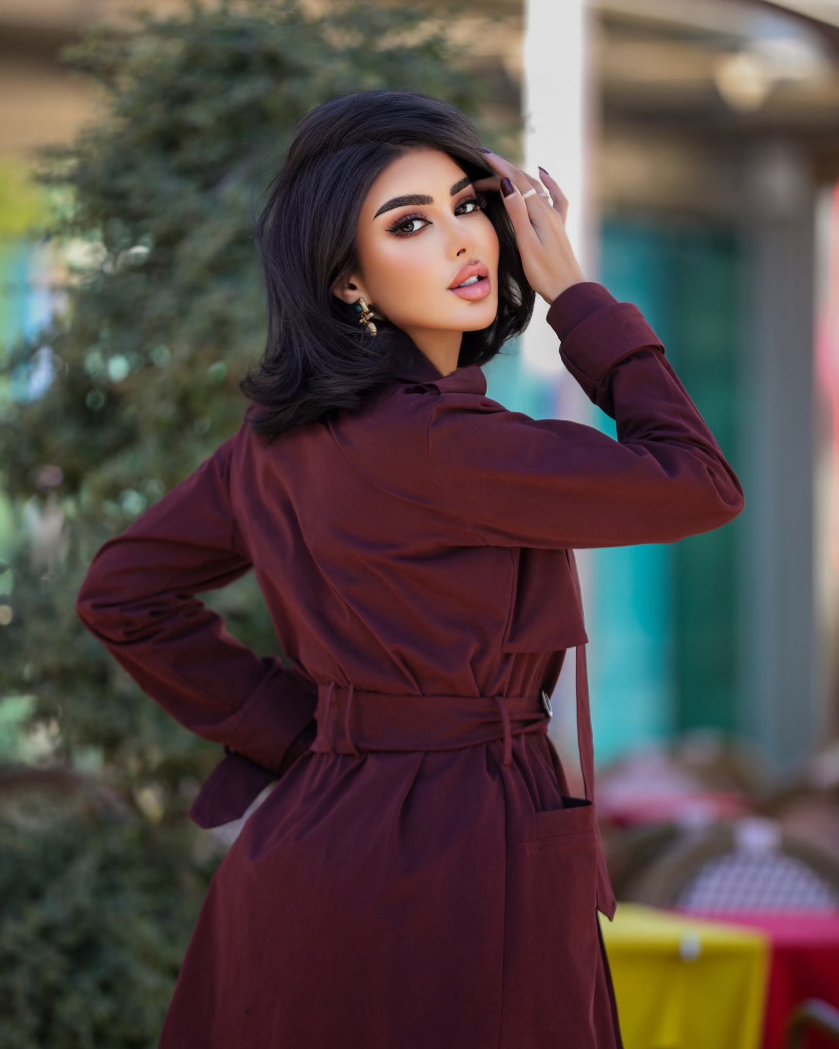 Burgundy Suit 3 Pieces - CHADAN