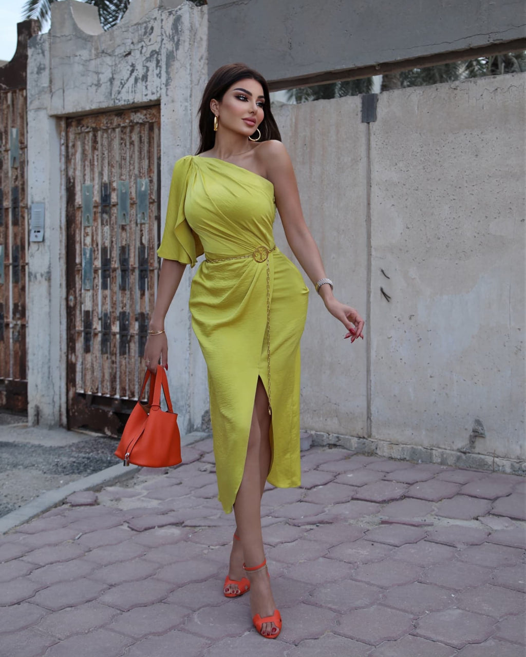 Lavida Dress With Belt - CHADAN