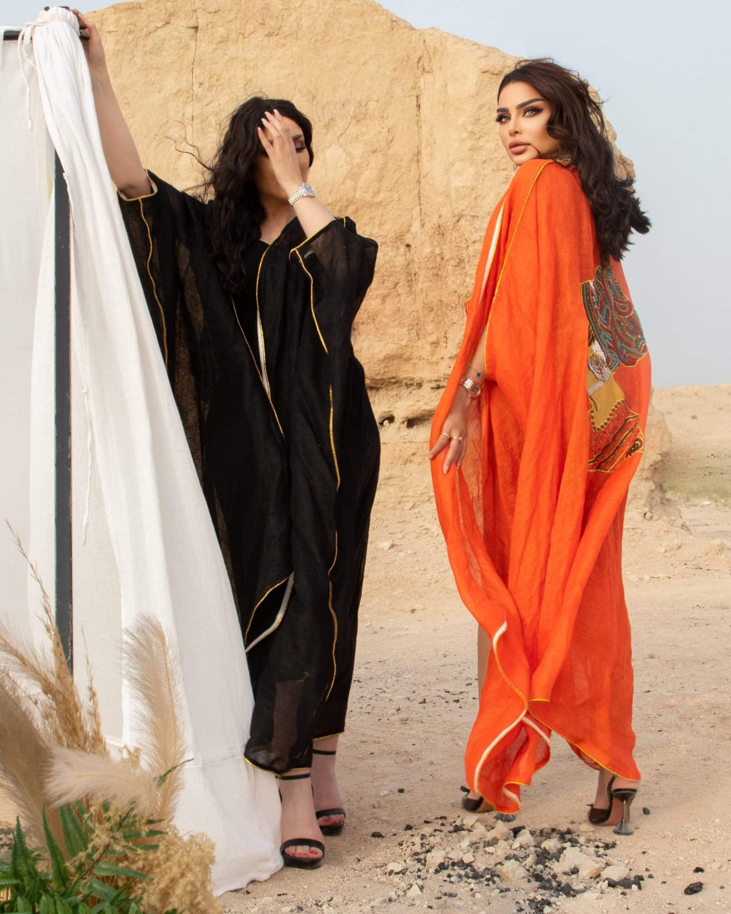 linen Bisht - CHADAN