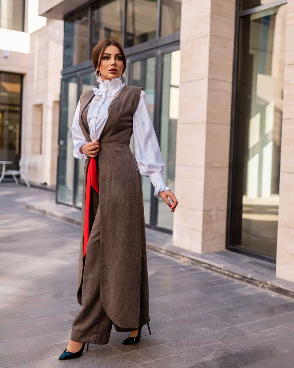Tweed Suit Set Without Blouse - CHADAN
