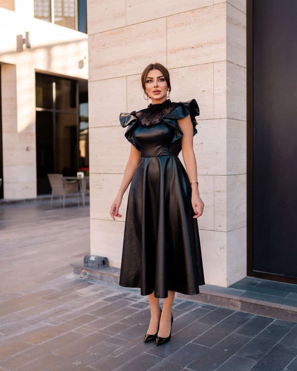 Eva Leather Dress - CHADAN