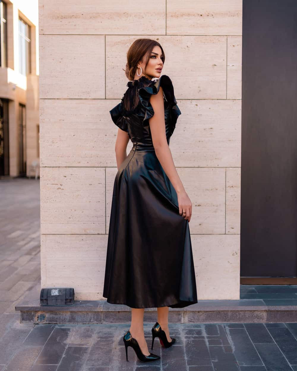 Eva Leather Dress - CHADAN