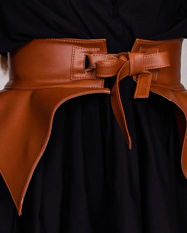 Leather Cowboy Belt - CHADAN