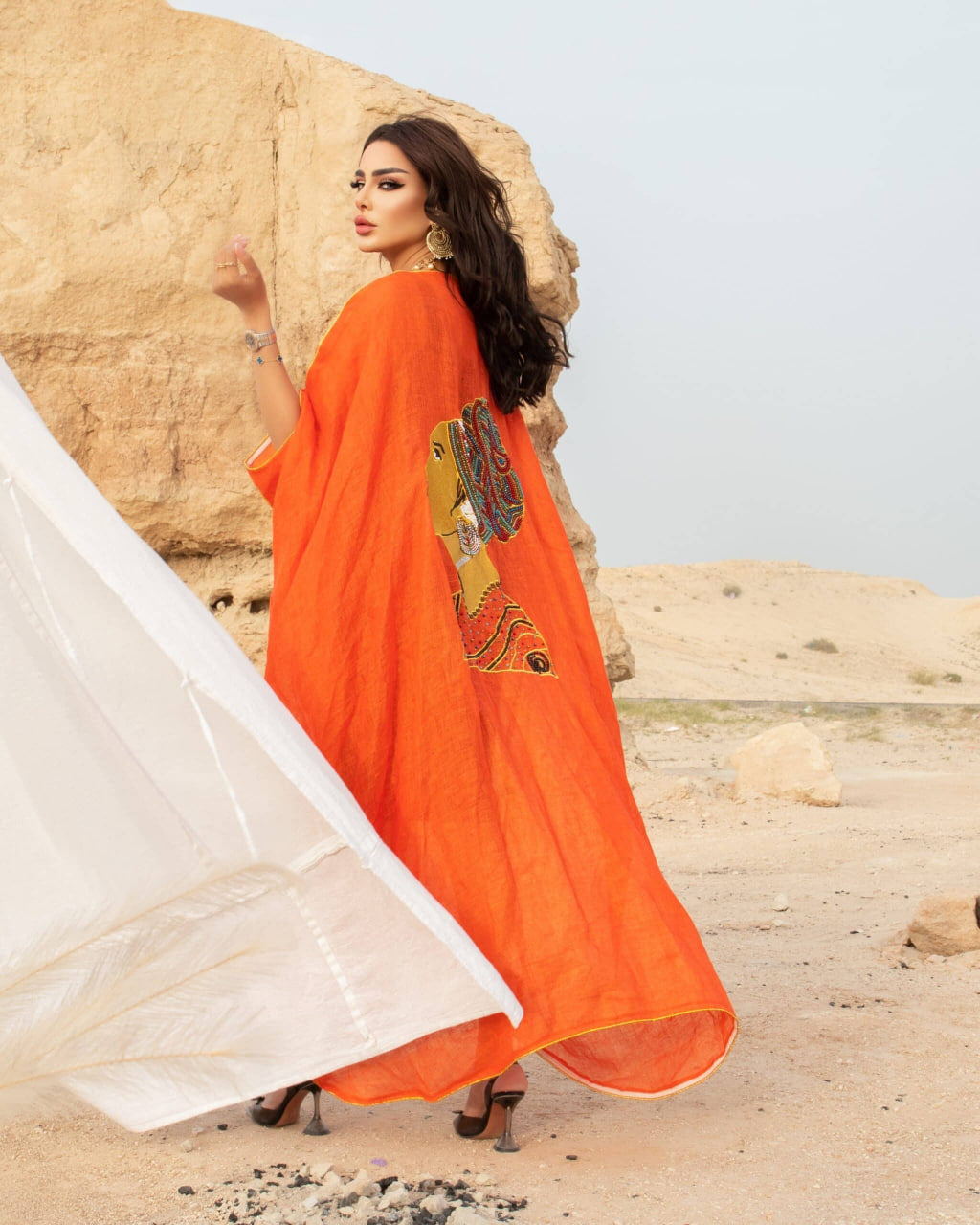 linen Bisht - CHADAN