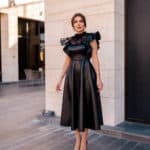 Eva Leather Dress